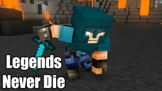 🎶Legends never Die🎶 Herobrine VS entity 303 minecraft song 1k views