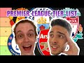 Our ULTIMATE 22/23 Premier League Tier List!!