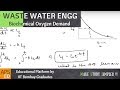 Biochemical Oxygen Demand (BOD) | Waste Water Engineering