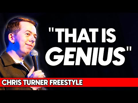 Freestyle Rapper spits about Dude's Butt Tattoo?! | Chris Turner's Freestyle Raps