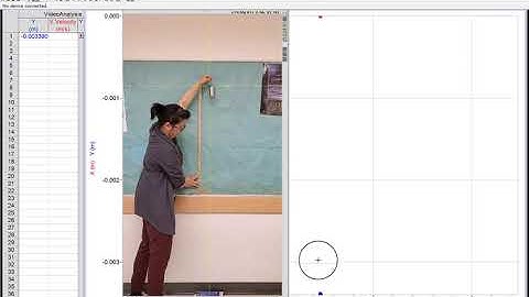 How to track motion using Logger Pro 3_measuring acceleration due to gravity by dropping an object