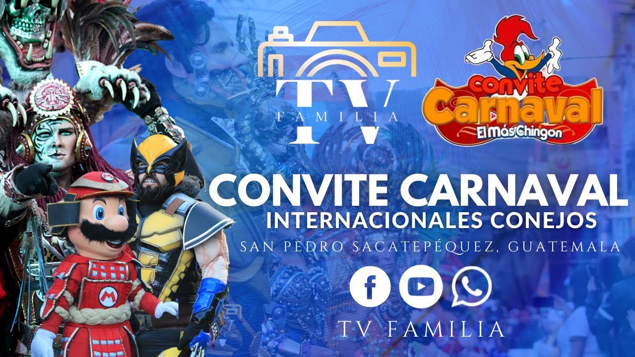 Convite Carnaval 2023 Internacionales Conejos