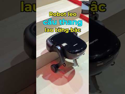 Robot lau nhà leo cầu thang - Roborock Saros Rover tại CES 2026