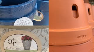 New* allen+roth Plant Containers, Half Whiskey Barrel Planters + Plant Pots | @lowes