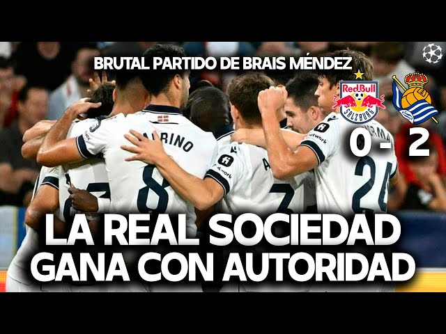 Ver: Brais Méndez, Salzburg x Real Sociedad em Direto