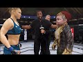 UFC 4 - Ronda Rousey vs. Old Hasbulla - Crazy UFC 👊🤪