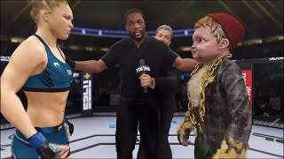 UFC 4 - Ronda Rousey vs. Old Hasbulla - Crazy UFC 👊🤪