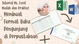 Mudah Banget Membuat Format Buku Pengunjung di Perpustakaan   Covernya #tutorial