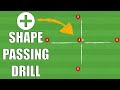  shape passing drill  footballsoccer