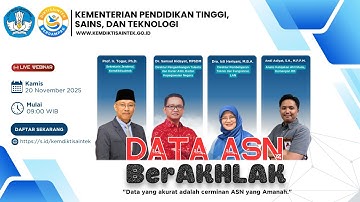 Data BerAKHLAK "Data yang Akurat adalah Cerminan ASN yang Amanah"