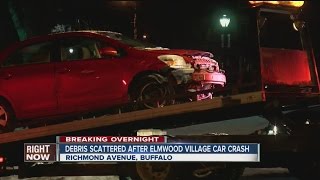 Buffalo police investigating overnight crash in Elmwood Village