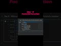 Day - 8 Factorial Function
