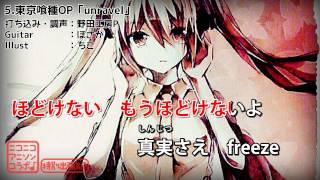 【初音ミク】東京喰種OP「unravel」【アニソンカバー】【野田工房Edition】
