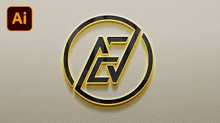 Famous Logo Design - Modern Circle Logo Design in Illustrator | Illustrator logo Design Tutorial Wealth