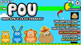 New Update! Download Pou Mod Unlimited Coin V.1.4.111 Versi Terbaru | Pou screenshot 5