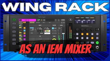 Behringer Wing Rack as an IEM Mixer - Tutorial / Examples