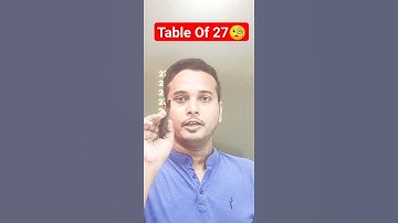 Table Tricks Of 27! Best Shortcut maths Table Tricks Of 27! #maths #table #easytrick#viral#ytshorts