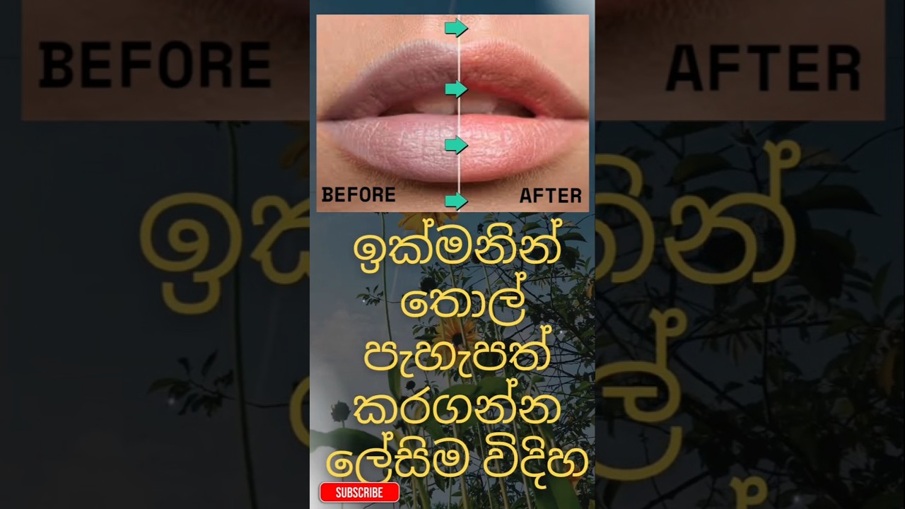 ✨සතියකින් රෝස පැහැති  තොල් ලබාගන්න💋 ✨ 