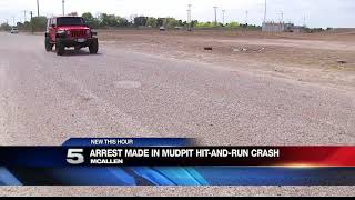 Man arrested in connection to hit-and-run at McAllen mud pit