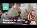 Cupcakes de vainilla y chocolate