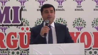 HDP Bingöl İl Kongresi SELAHATTİN DEMİRTAŞ