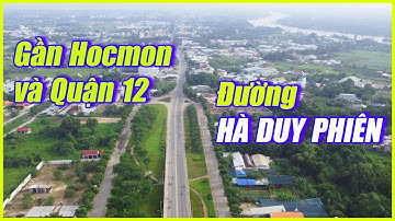Flycam Đường Hà Duy Phiên ( Tỉnh Lộ 9 cũ ) - Củ Chi | BĐS Minh Land