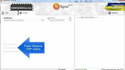 Remove FRP on Samsung S22 (Exynos 2200) with Sigma Plus