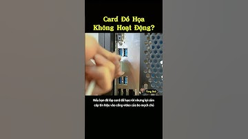 Card Đồ Họa Không Hoạt Động? Có Thể Bạn Đã Cắm Sai Cáp! #technology
