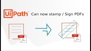 Add Image / Sign / Stamp on PDF using UIPath