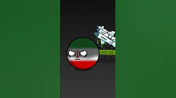 Iran Vs Israel Countryballs 