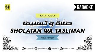 Karaoke Sholatan Wa Tasliman | Male Version | Banjari Version