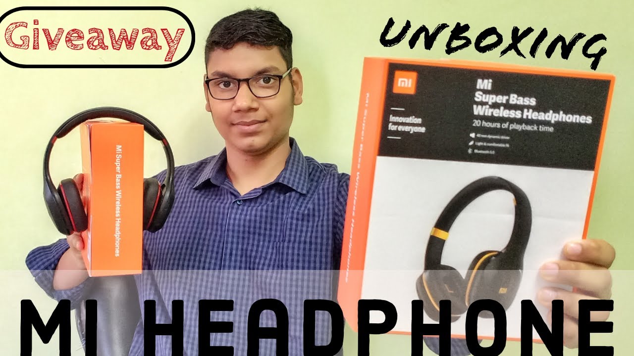 Mi Super Bass Wireless Headphone Retail Unit Unboxing 🔥🔥& First Impression | Giveaway⚡⚡🔥🔥