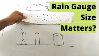 Does the Size of Rain Gauge Matter?