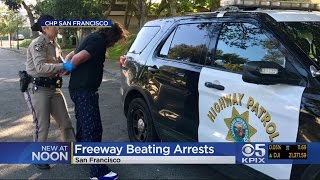 Three Suspects Arrested In Freeway Beating Of Lyft Driver