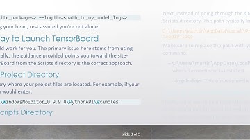 Launching Tensorboard on Windows: A Complete Guide to Troubleshooting
