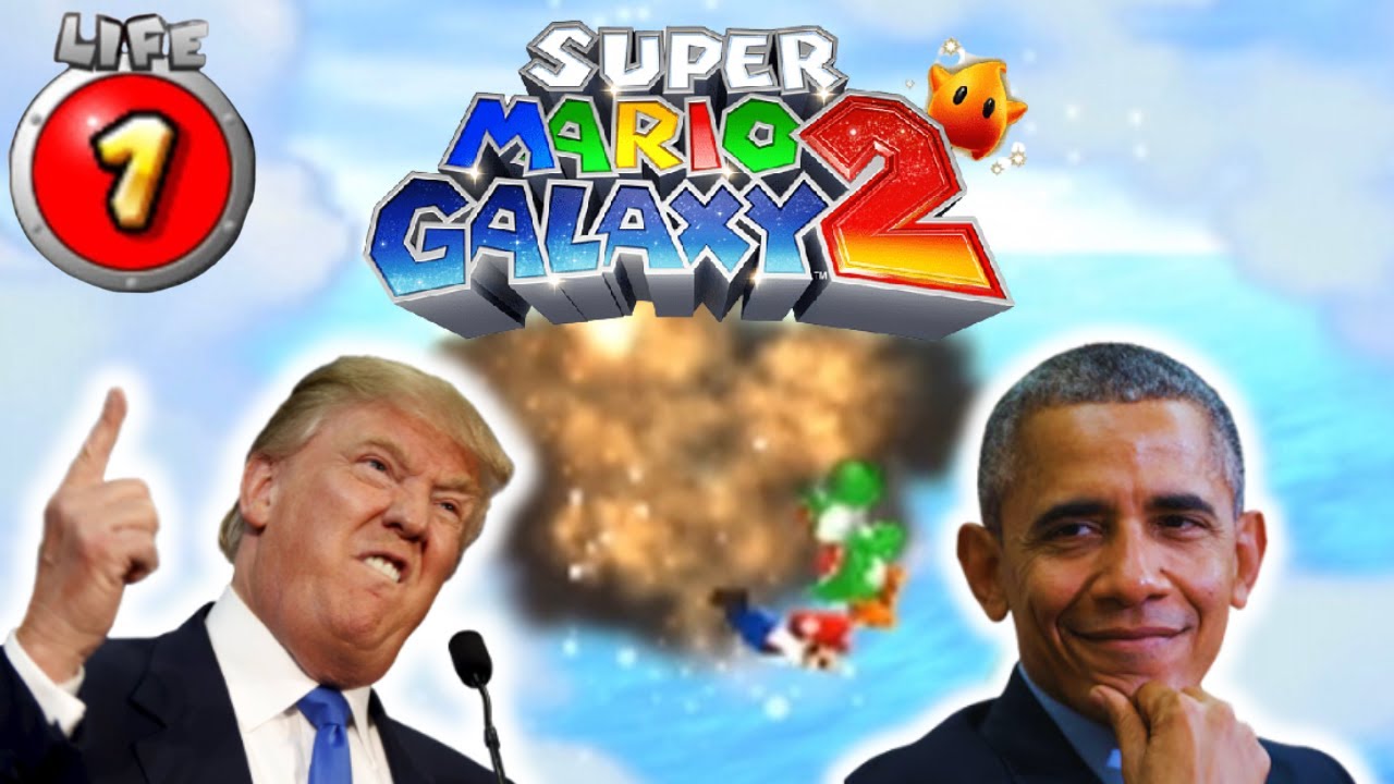 Presidents Play Super Mario Galaxy 2 (Hardest Level)