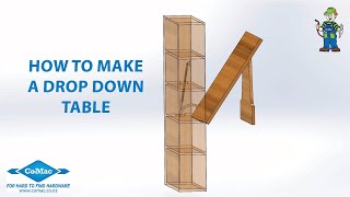 How to Make a Drop Down Table | Parts Guide Tutorial