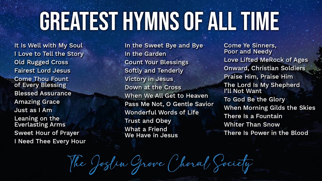 The Greatest Hymns of All Time - It Is Well with My Soul, Blessed Assurance and more Gospel Music!