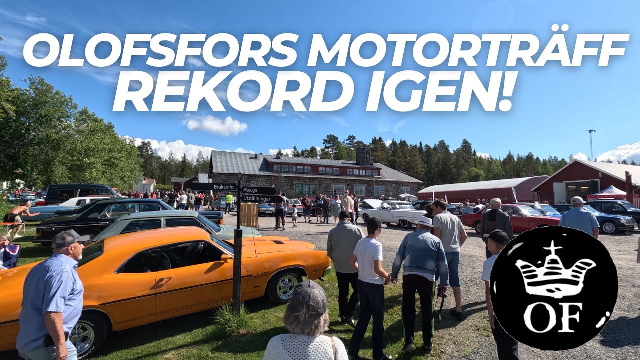 800+ fordon på Motorträffen i Olofsfors 2024!