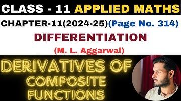 Introduction Func l Chapter 11 l DIFFERENTIATION l Class 11th Applied Maths l M L Aggarwal 2024-25
