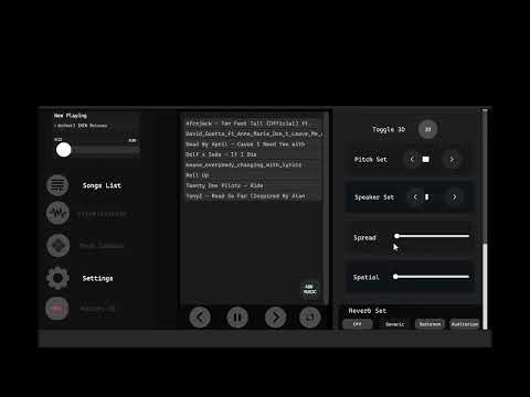 The real 3D music Player