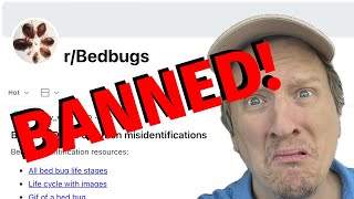 THIS IS WHAT IT TAKES TO GET BANNED! #reddit #banned #bedbugs