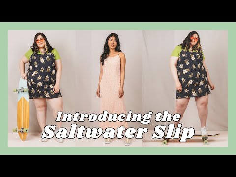 The Saltwater Slip Dress Sewing Pattern, Size XS-7X, From Friday Pattern  Company NEW, Please See Description and Pictures for More Info 