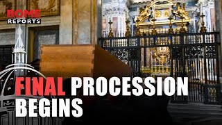 Funeral procession that took Pope Francis to his burial at St. Mary Major