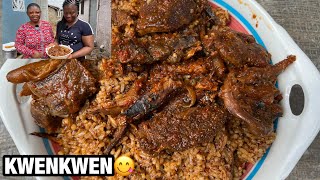 How To Make THE BEST Kwenkwen || Kyinkafa || Native Rice😋
