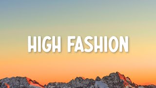 Addison Rae - High Fashion (Lyrics)