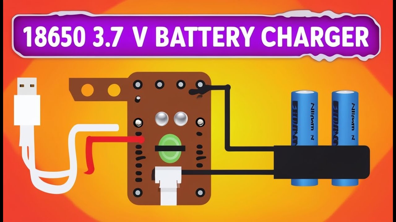 Charging Module for 3.7V Battery! DIY projects - YouTube