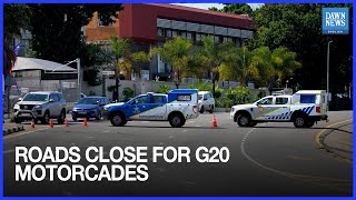 Roads shut as G20 motorcades move to summit venue | Dawn News English