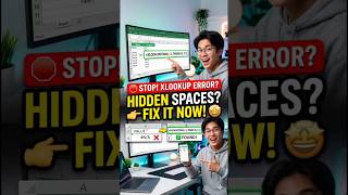 Excel XLOOKUP Not Working? Fix Hidden Spaces Instantly! 🤫How to XLOOKUP with Spaces in Excel (Easy)