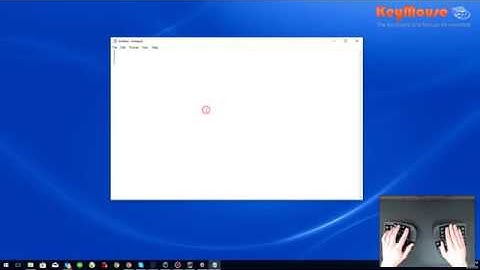KeyMouse Alpha Operating on Bluetooth